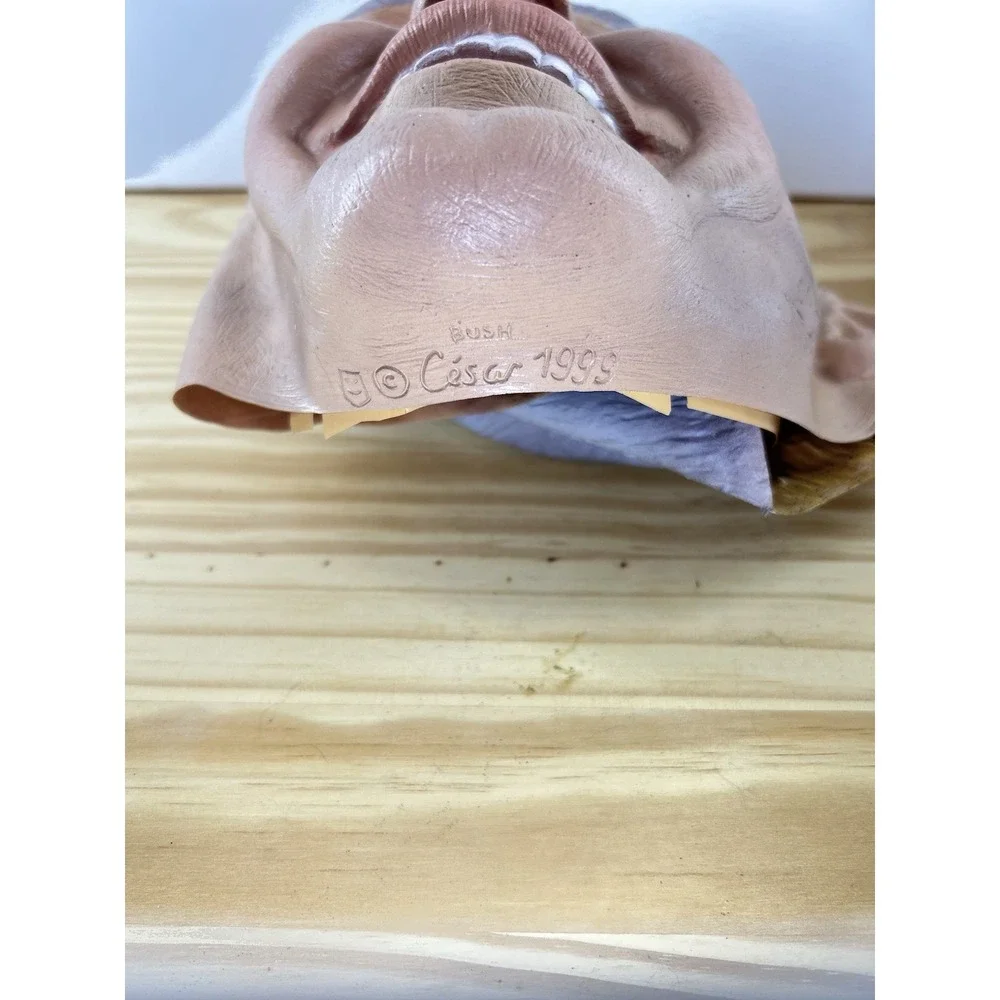 Vintage 1999 Cesar George W Bush US President Halloween Mask Brand New